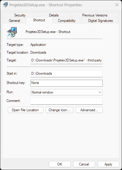 Adding -third-party switch
